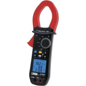 Chauvin Arnoux Pince ampèremétrique, Multimètre numérique F407 Etalonné selon: d'usine sans certificat CAT IV 1000 V A