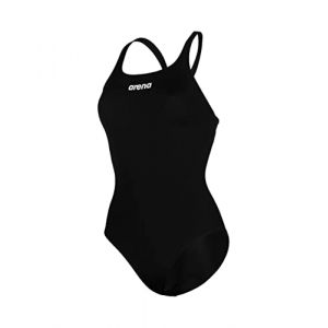 Image de Arena Femme Women's Team Swimsuit Swim Pro Solid Une pièce, Black-white, 32 EU