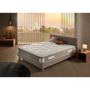 Simpur Matelas Royal Madeira 140x190-&Eacute;quilibre entre Fermet&eacute; et Douceur-Ressorts Ensach&eacute;s Healthy Spring.