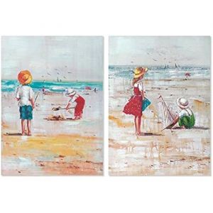 Tableau - Dkd Home Decor - Standard - Multicolore - 50 X 2,5 X 70 Cm - Originalité Pour Votre Maison