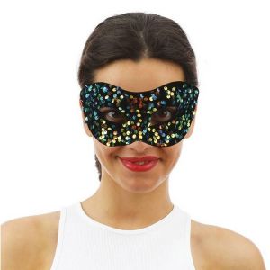 Ruedelafete Loup &agrave; sequins multicolores