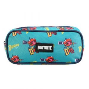 BAGTROTTER Trousse scolaire rectangulaire Fortnite Bleue