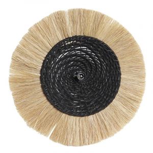 Applique colonial fer et jute DKD Home Decor