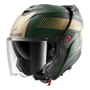 Shark Casque modulable Oxo Sikter green/chrome/gold mat- XS