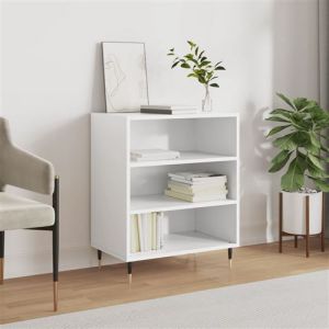VidaXL Buffet blanc 57x35x70 cm bois d’ingénierie 827124