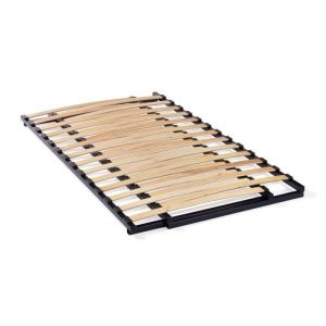 Sommier à lattes Extensible - 140x190 cm - Cadre métal - Lattes bouleau / peuplier - Soutien ferme - Le Roi du Matelas