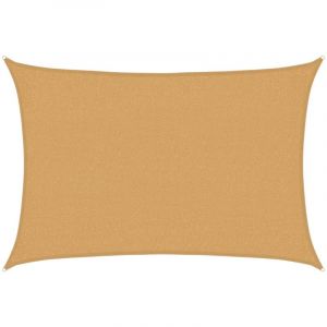 VidaXL Voile D'ombrage 160 G/M² Rectangulaire Sable 2x3 M Pehd