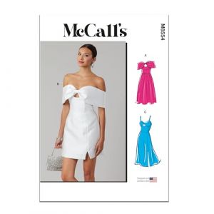 MCCALLS M8554K5 Patron de couture Robes pour femme K5 (36-38-40-42-44)