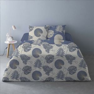 Image de Dourev Housse de couette 240x220 Olivia bleu + 2 taies
