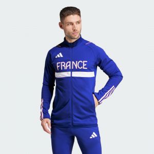 Adidas Team France Training Jacket M vêtement running homme Bleu - Taille XS