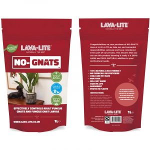 Jardinion lutte contre les sciarides, granulés de lave, 100% naturel, granulés végétaux contre les petites mouches dans le terreau - 1 litre