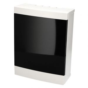 Tableau électrique en saillie 16 modules (2x8) blanc porte fumée EDO777846 EDO Technic