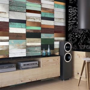 Artgeist Papier peint - Wooden structure 50x1000