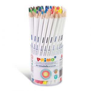 Primo Pot de 60 crayons de couleur Minabella