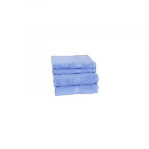 Serviette de toilette bleu ciel 50x90 cm - 50 x 90 cm - Bleu ciel