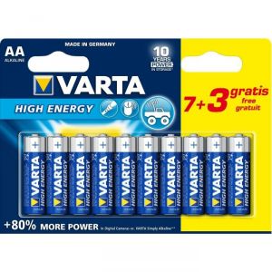 Image de Varta 12 piles AA LR06 High Energy