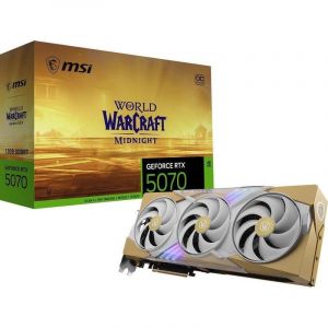 MSI GeForce RTX 5070 12G World of Warcraft MIDNIGHT LIGHT EDITION OC