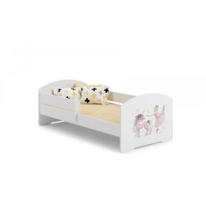 Lit enfant Sam 140x70 cm - fille - avec matelas