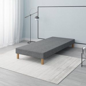 Sommier Tapissier FIRST Gris 70x190 cm
