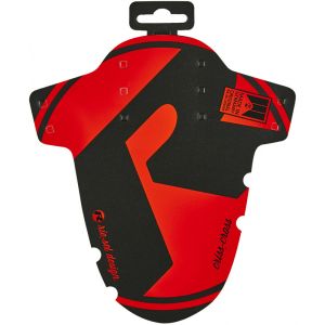 Riesel design " criss:cross Garde-boue avant 28", noir/rouge Mudguards"