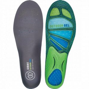 Sidas Gel Semelle Comfort Outdoor Mixte Adulte, Vert, FR (Taille Fabricant : XS:35-36)