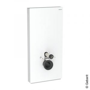 Geberit Monolith Plus Module sanitaire H: 114,5 cm, pour cuvette murale, 131222SI7,