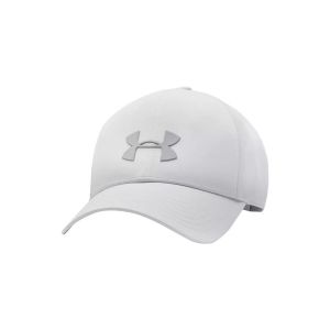 Under Armour Storm Blitzing Ajustable Hommes, Casquette Homme en Tissu Respirant, Casquette imperméable, légère et Confortable, Halo Gray/Steel, OSFM