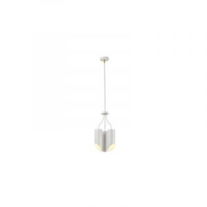 Elstead Lighting Chandelier Quinto blanc et laiton vieilli hauteur 49,6 Cm