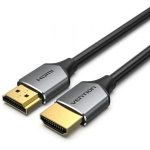 Câble HDMI VENTION ALEHF 2.0 4K 1 m gris haute vitesse, fin, plug and play