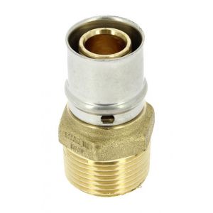 Nicoll Raccord multicouche à sertir Ø26 mâle 26-34 FLM2626M