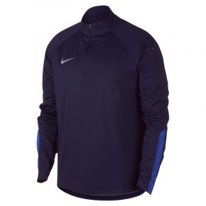 Nike Haut de football &agrave; quart de zip Shield Squad Drill pour Homme - Bleu - Taille XL