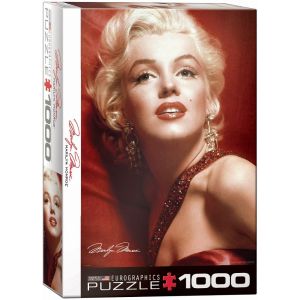 Image de Eurographics Puzzle 1000 pièces : Portrait rouge de Marilyn Monroe