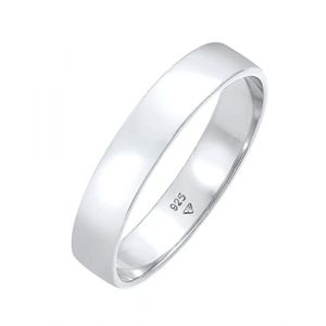 KUZZOI - KUZZOI Bague pour homme - Amitié minimale de base en argent sterling 925 1 unité