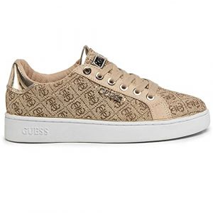 Guess Sneaker Loghi Retro Gold Beige Brown FL7BKIFAL12 35