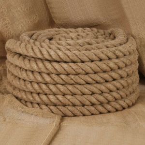 VidaXL Corde de Jute 10 m de Long 50 mm d'épaisseur