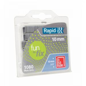 Rapid 40109504 - Agrafes N°53 10mm lot de 1080