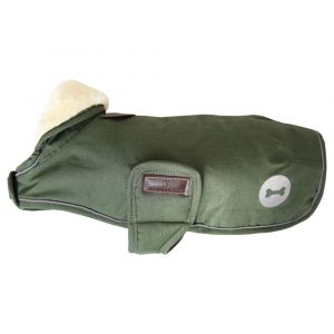 Manteau chien Imperm&eacute;able vert olive small medium 42