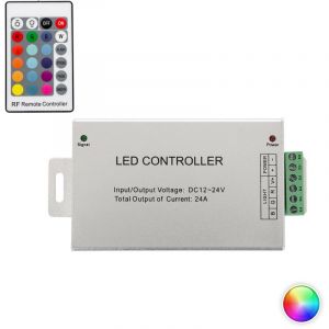 Image de Ledkia - Contrôleur variateur ruban led rgb 12/24V dc avec contrôle rf haute puissance