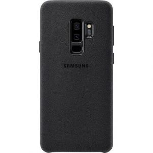 Samsung Coque Alcantara Noir Galaxy S9+