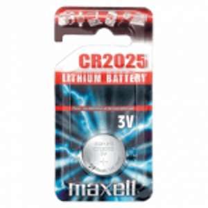 Maxell 5 piles lithium CR2025 3 volts