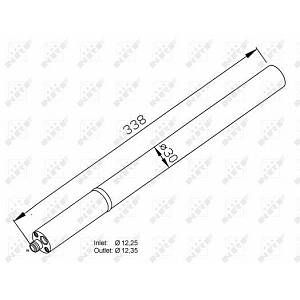 NRF Bouteille déshydratante 33211 d'origine