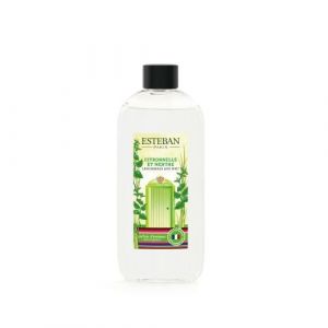 Esteban Paris Recharge bouquet parfum&eacute; 200ml citronnelle et menthe