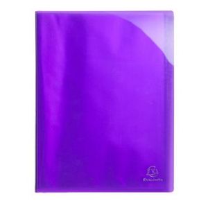 Exacompta 85776E - Protège-documents IDERAMA PP, 60 vues, violet