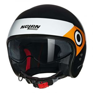 Nolan Casque jet N21 06 Onirico 342 noir/blanc/orange brillant- XL