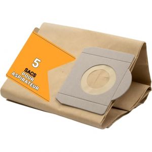 ELETTROCASA - Sacs Aspirateur en Tissu TNT pour Rowenta- Lot de 5 Pièces - Sacs Aspirateur Universels pour le Nettoyage de la Maison