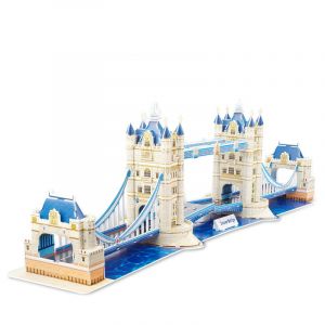 Dam Puzzle 3d du tower bridge à londres. Comprend 120 pièces.