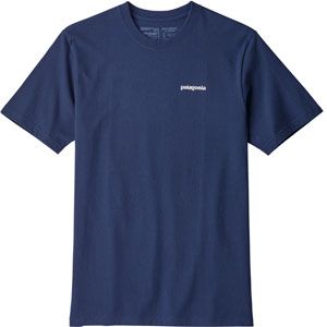 Image de Patagonia P-6 Logo Responsibili-Tee - T-shirt taille S, bleu