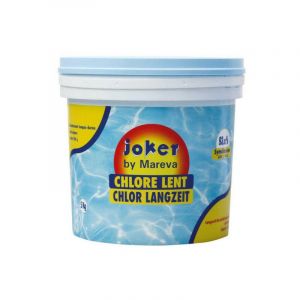 Joker Chlore lent MAREVA galets pour piscine - 5 kg - 250 g - 100766U