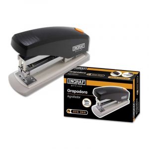 Ingraf agrafeuse pro - haute capacit&eacute; de agrafage - design ergonomique - durabilit&eacute; garantie - id&eacute;al pour le bureau et la maison - couleur noir