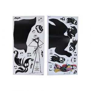 Paladone Stickers muraux Nightmare Before Christmas - Officiellement licencié, Set de 40 Stickers Vinyle phosphorescents Amovibles